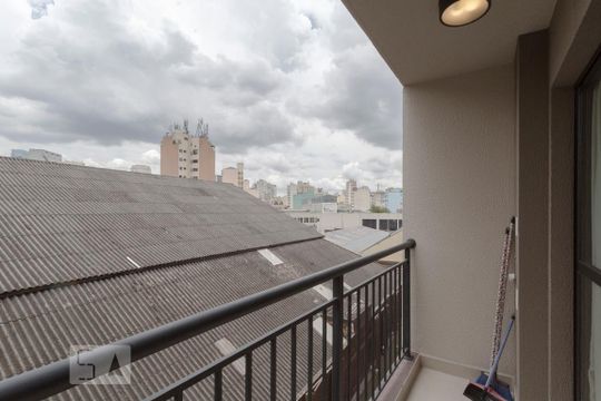 Vista de kitnet/studio para alugar com 1 quarto, 26m² em Centro, São Paulo