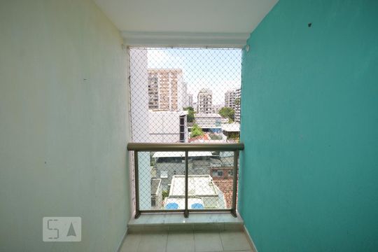 Varanda do quarto de apartamento para alugar com 2 quartos, 71m² em Botafogo, Rio de Janeiro