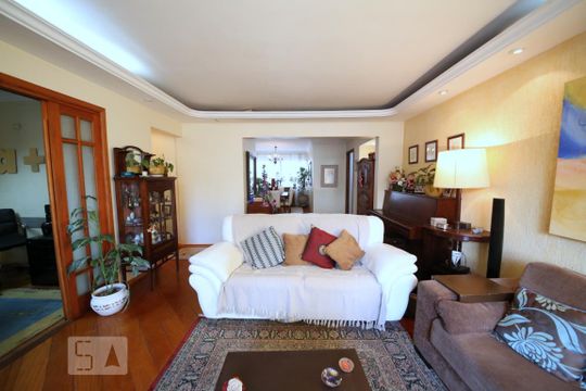 Sala de apartamento à venda com 3 quartos, 150m² em Brooklin, São Paulo