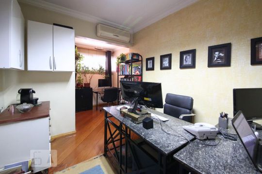 Escritório de apartamento à venda com 3 quartos, 150m² em Brooklin, São Paulo
