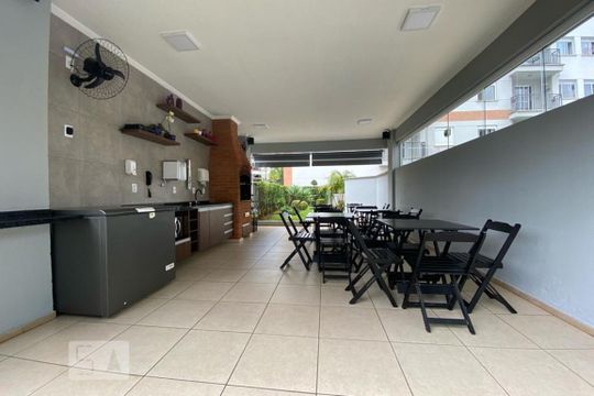 Área comum - Churrasqueira de kitnet/studio à venda com 1 quarto, 36m² em Vila Andrade, São Paulo