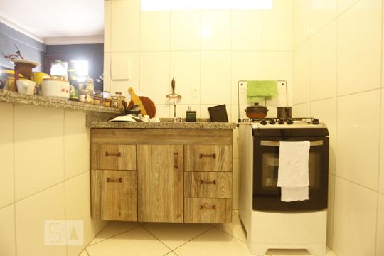 Cozinha de apartamento à venda com 1 quarto, 45m² em República, São Paulo