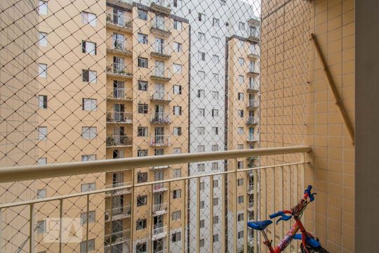 Varanda da Sala de apartamento para alugar com 2 quartos, 63m² em Jardim São Savério, São Paulo