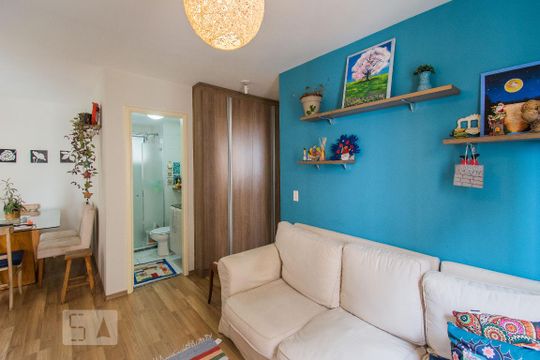 Sala de apartamento para alugar com 2 quartos, 63m² em Jardim São Savério, São Paulo
