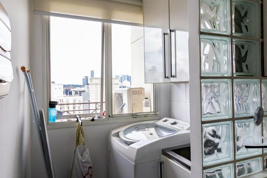 Área de Serviço de apartamento à venda com 1 quarto, 49m² em Vila Olímpia, São Paulo
