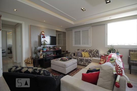 Sala de apartamento à venda com 2 quartos, 80m² em Marechal Rondon, Canoas