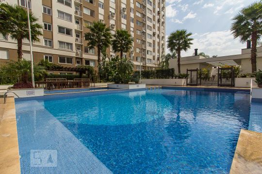Área comum - Piscina de apartamento à venda com 2 quartos, 80m² em Marechal Rondon, Canoas