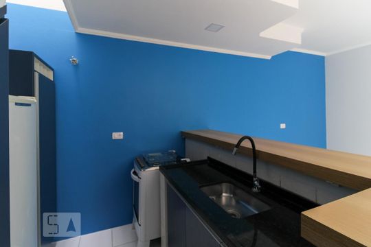 Cozinha de kitnet/studio para alugar com 1 quarto, 50m² em Vila São José (ipiranga), São Paulo