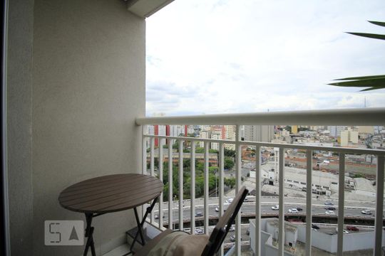Varanda Sala de apartamento à venda com 2 quartos, 45m² em Liberdade, São Paulo