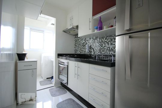 Cozinha de apartamento à venda com 2 quartos, 45m² em Liberdade, São Paulo
