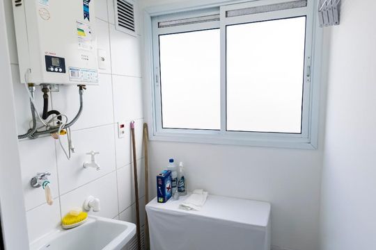 Área de serviço de apartamento para alugar com 1 quarto, 45m² em Liberdade, São Paulo