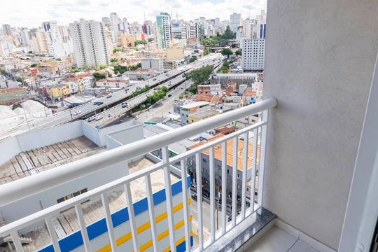 Varanda de apartamento para alugar com 1 quarto, 45m² em Liberdade, São Paulo