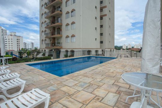 Área comum - Piscina de apartamento para alugar com 3 quartos, 90m² em Jardim Sonia, São Paulo
