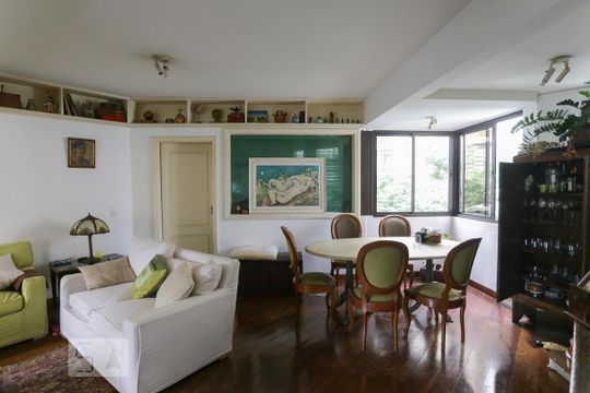Sala de apartamento à venda com 2 quartos, 90m² em Jardim Paulistano, São Paulo