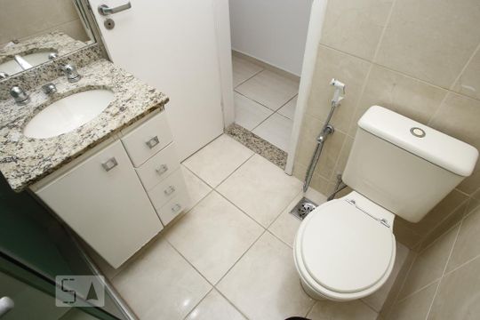 Banheiro da Suíte 1 de apartamento à venda com 3 quartos, 109m² em Maracanã, Rio de Janeiro