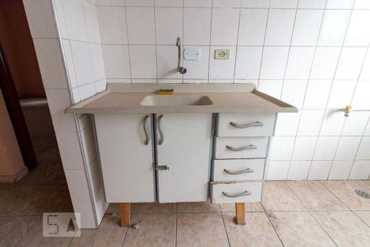 Cozinha - pia e gabinete de apartamento à venda com 2 quartos, 50m² em Jardim Valéria, Guarulhos