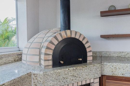 Área comum - Churrasqueira de apartamento à venda com 2 quartos, 67m² em Vila Homero Thon, Santo André