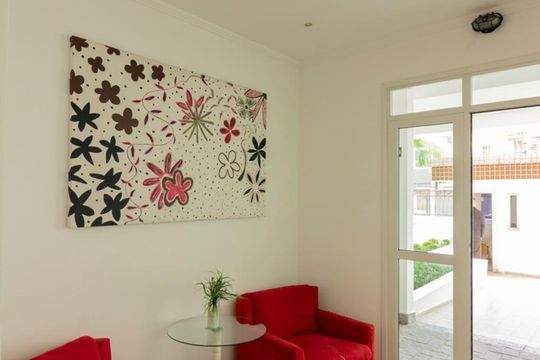 Área comum de apartamento para alugar com 1 quarto, 45m² em Itaim Bibi, São Paulo