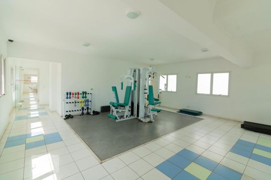 Área comum - Academia de apartamento para alugar com 1 quarto, 45m² em Itaim Bibi, São Paulo