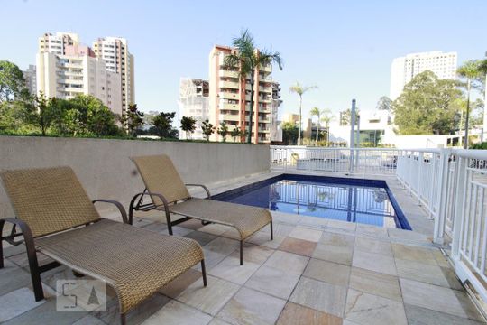 Área comum - Piscina de apartamento para alugar com 2 quartos, 80m² em Vila Andrade, São Paulo