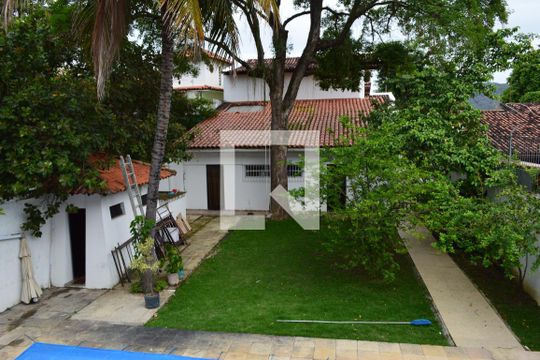 Vista da varanda da edícula de casa para alugar com 6 quartos, 650m² em Anil, Rio de Janeiro