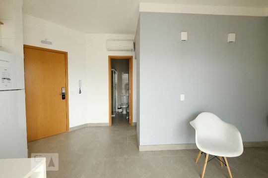 Sala de apartamento para alugar com 1 quarto, 47m² em Boqueirão, Santos