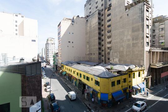 Vista da Rua de apartamento à venda com 2 quartos, 62m² em Santa Efigênia, São Paulo