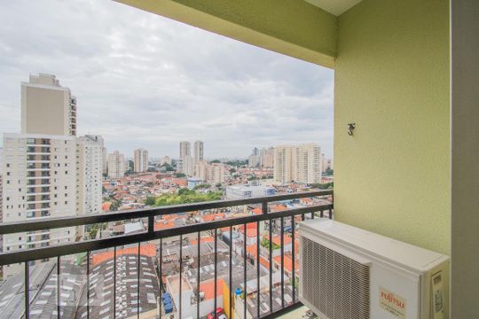 Varanda da Sala de apartamento para alugar com 2 quartos, 54m² em Vila Moraes, São Paulo