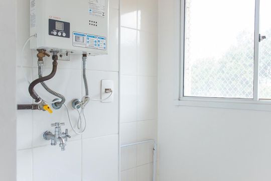 Área de Serviço de apartamento à venda com 2 quartos, 60m² em Vila Curuçá, Santo André
