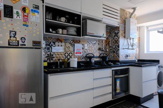 Cozinha de apartamento para alugar com 2 quartos, 47m² em Tatuapé, São Paulo