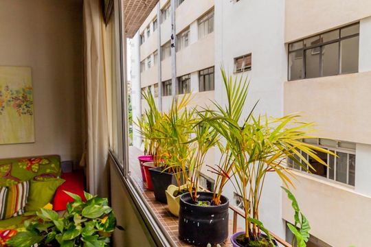 Sala - Janela de apartamento à venda com 3 quartos, 130m² em Santa Cecilia, São Paulo