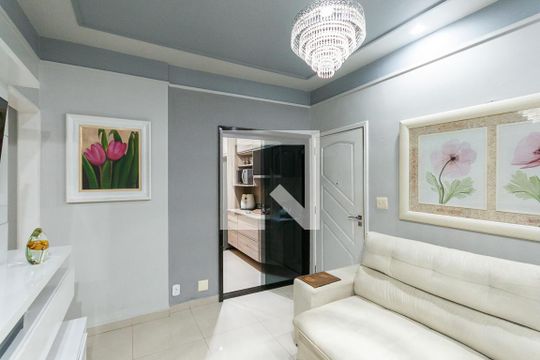 Sala de apartamento à venda com 2 quartos, 62m² em Tijuca, Rio de Janeiro