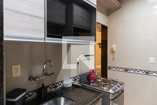 Cozinha  de apartamento à venda com 2 quartos, 62m² em Tijuca, Rio de Janeiro