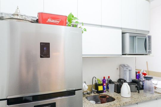 Cozinha e Área de Serviço de apartamento à venda com 1 quarto, 50m² em Tijuca, Rio de Janeiro