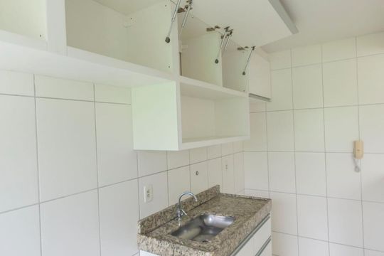 Cozinha de apartamento à venda com 2 quartos, 58m² em Jardim Nova Europa, Campinas