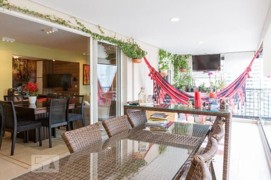 Varanda gourmet de apartamento à venda com 3 quartos, 160m² em Barra Funda, São Paulo