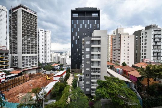 Vista de kitnet/studio para alugar com 1 quarto, 31m² em Sumarezinho, São Paulo