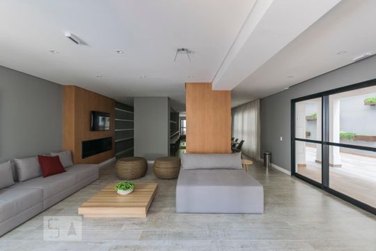 Área comum - Salão de festas & Espaço gourmet de kitnet/studio à venda com 1 quarto, 28m² em Liberdade, São Paulo