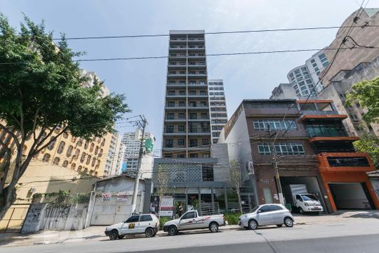 Fachada de kitnet/studio à venda com 1 quarto, 28m² em Liberdade, São Paulo