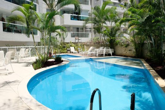 Área comum - Piscina de apartamento à venda com 3 quartos, 198m² em Freguesia (jacarepaguá), Rio de Janeiro