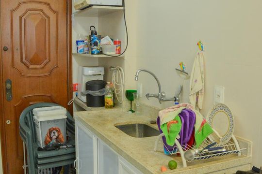 Cozinha de apartamento para alugar com 2 quartos, 96m² em Flamengo, Rio de Janeiro