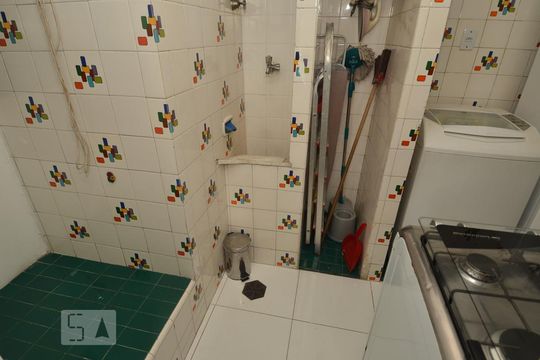 Área de Serviço de apartamento para alugar com 1 quarto, 50m² em Flamengo, Rio de Janeiro