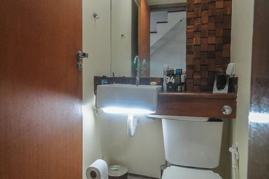 Lavabo de casa de condomínio para alugar com 2 quartos, 90m² em Freguesia (jacarepaguá), Rio de Janeiro