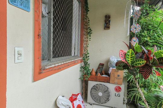 Hall de Entrada de casa de condomínio para alugar com 2 quartos, 90m² em Freguesia (jacarepaguá), Rio de Janeiro