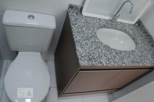 Banheiro da Suíte 1 de apartamento para alugar com 3 quartos, 64m² em Vila Maria, São Paulo