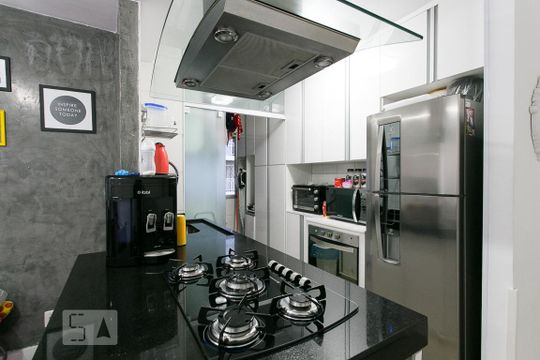 Cozinha de apartamento à venda com 3 quartos, 60m² em Vila Carrão, São Paulo