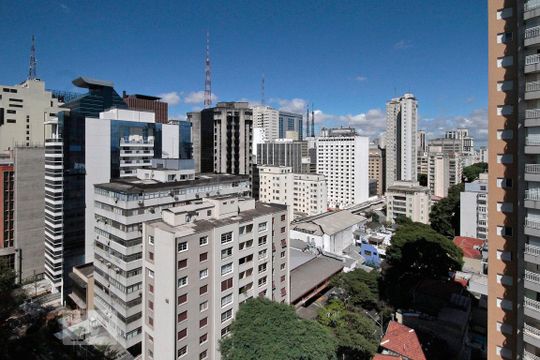 Vista de apartamento para alugar com 1 quarto, 40m² em Consolação, São Paulo