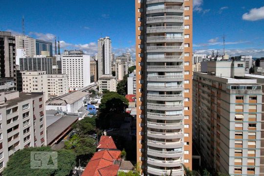 Vista de apartamento para alugar com 1 quarto, 40m² em Consolação, São Paulo