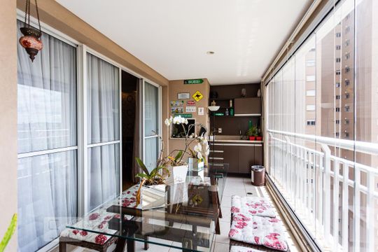 varanda de apartamento à venda com 2 quartos, 121m² em Rio Pequeno, São Paulo