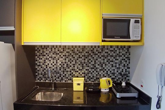 KItnet de kitnet/studio para alugar com 1 quarto, 30m² em Vila Cordeiro, São Paulo
